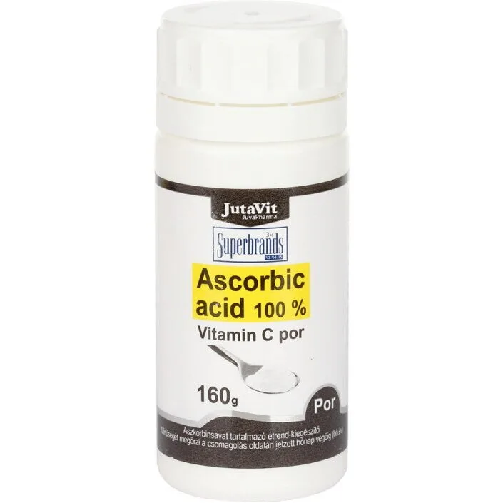 Acid Ascorbic 100% (Vitamina C Pulbere) 160g JUTAVIT — preț și oferte