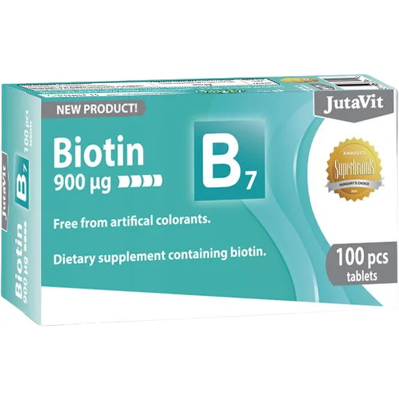 Biotin B7 900µg 100tb JUTAVIT — preț și oferte