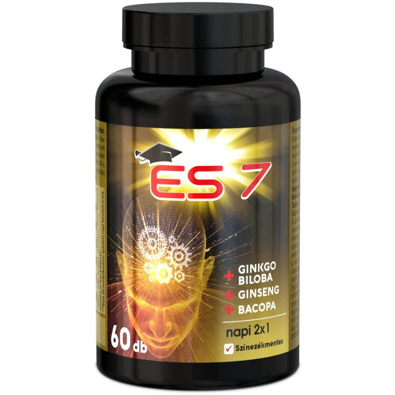 ES7 (Gingko Biloba + Ginseng + Bacopa) 60tb JUTAVIT — preț și oferte