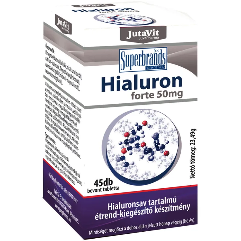 Hialuron Forte 50mg 45tb JUTAVIT — preț și oferte