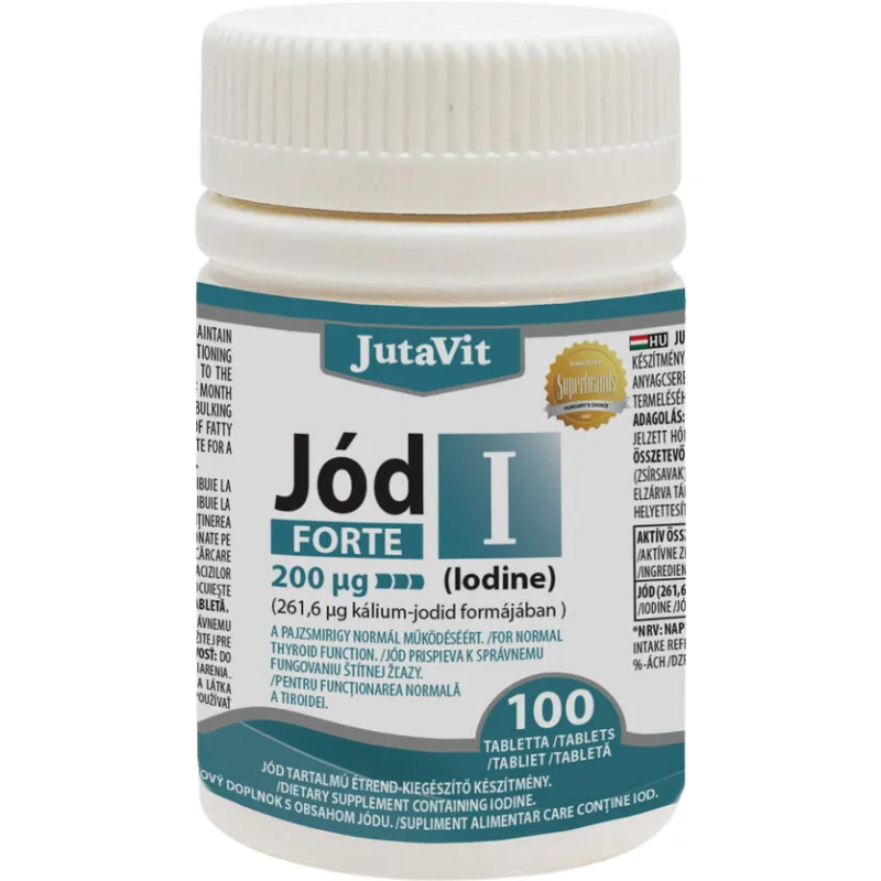 Iod 200μg 100tb JUTAVIT — preț și oferte