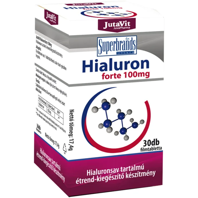 Hialuron Forte 100mg 30tb JUTAVIT — preț și oferte