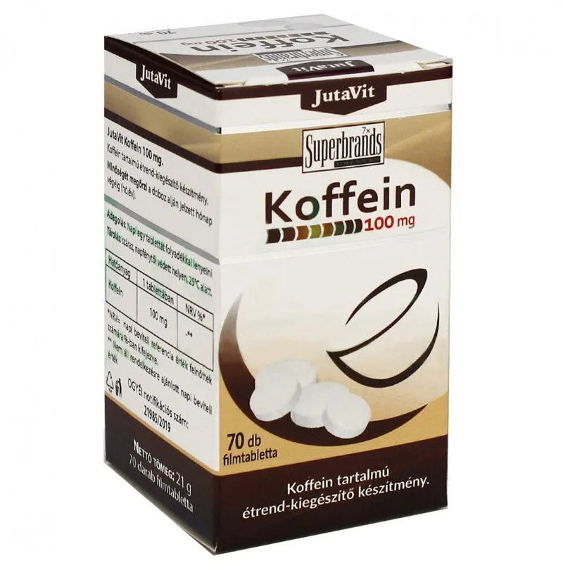 Cofeina 100mg 70tb JUTAVIT — preț și oferte
