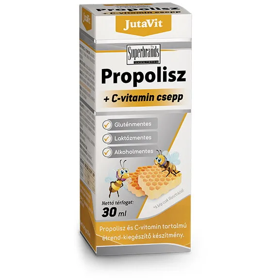 Picaturi de Propolis + Vitamina C 30ml JUTAVIT — preț și oferte