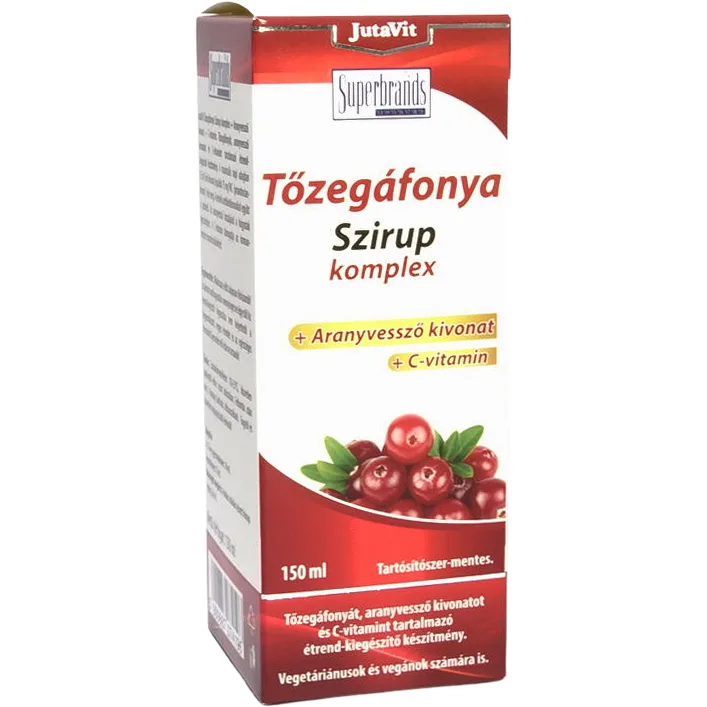 Sirop de Merisor + Extract de Splinuta + Vitamina C 150ml JUTAVIT — preț și oferte