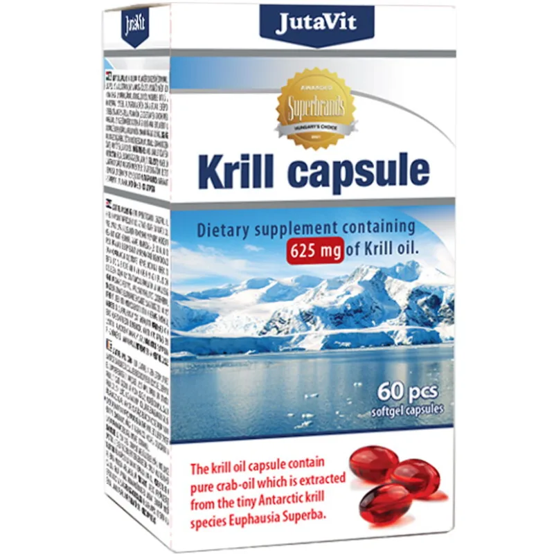 Ulei de Krill 625mg 60cps JUTAVIT — preț și oferte