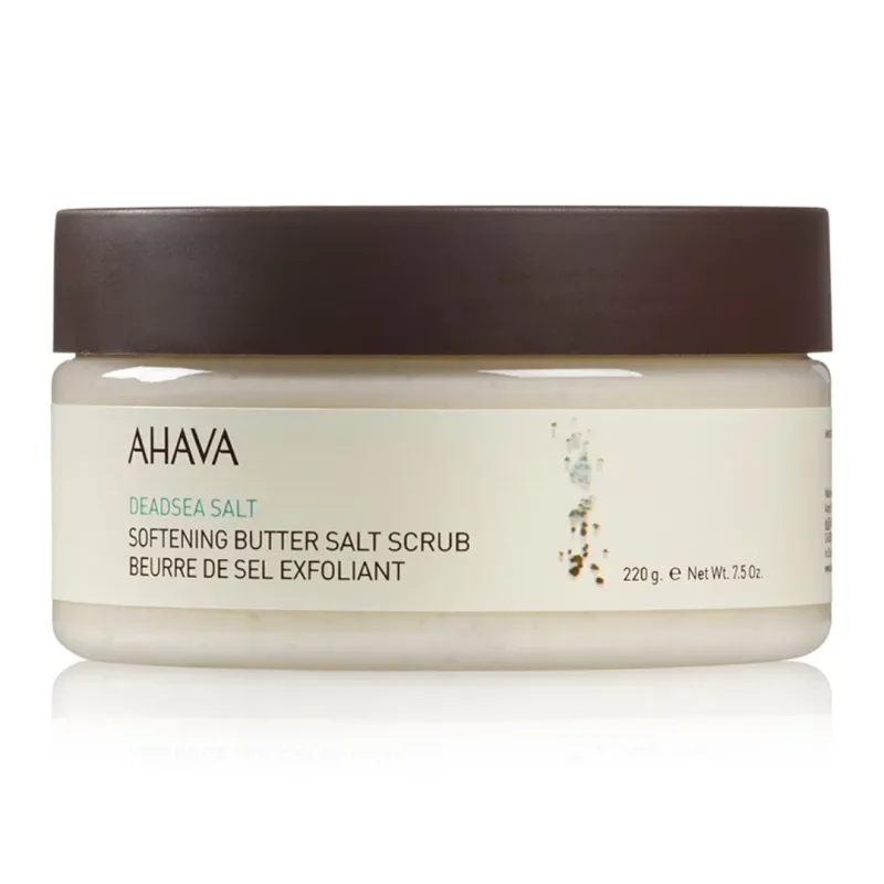 Unt de corp exfoliant cu sare de la Marea Moarta, 220 g, Ahava — preț și oferte