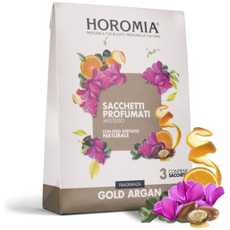 Saculeti Parfumati Multifunctionali cu Orez Gold Argan 3buc HOROMIA — preț și oferte