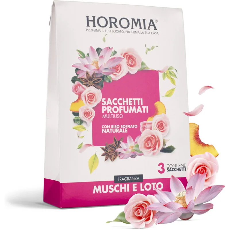 Saculeti Parfumati Multifunctionali cu Orez Muschi e Loto 3buc HOROMIA — preț și oferte