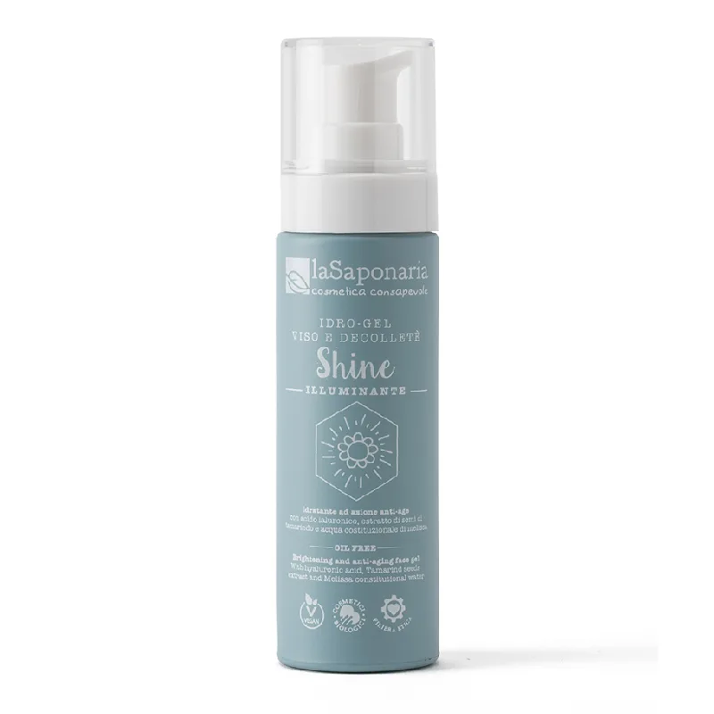 Gel ultra lejer iluminator si hidratant pt fata si decolteu, 50ml, La Saponaria — preț și oferte