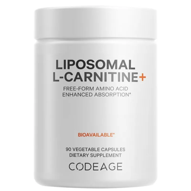 L-Carnitina Lipozomala pentru Energie Celulara si Suport Metabolic 90cps CODEAGE — preț și oferte