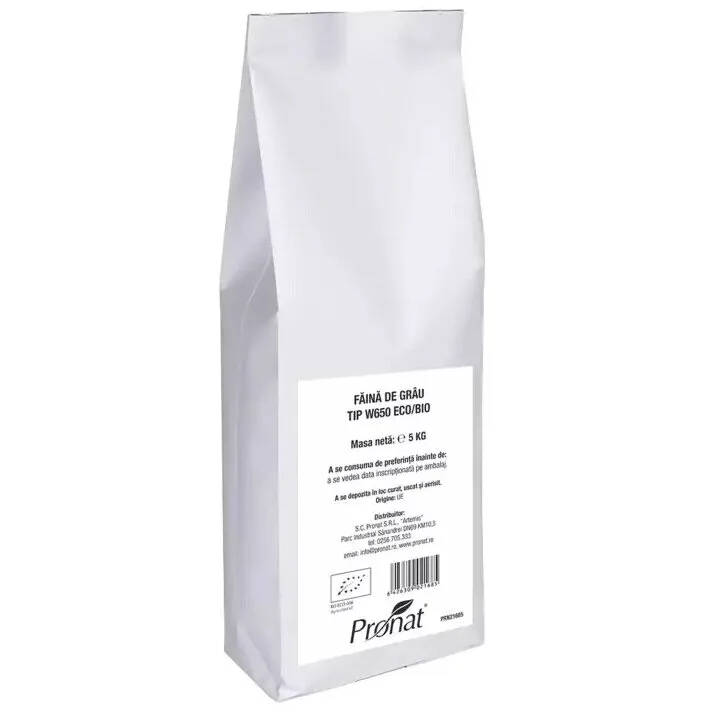 Faina de Grau Tip W650 Ecologica/Bio 5kg PRONAT — preț și oferte