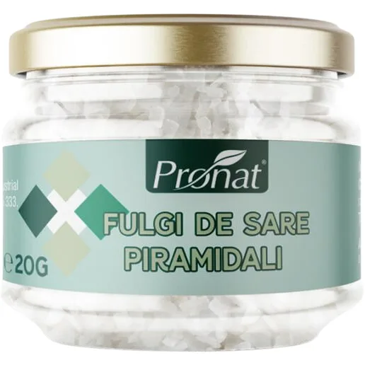Fulgi de Sare Piramidali 20g PRONAT — preț și oferte