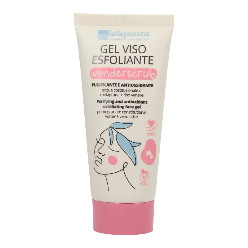 Gel exfoliant pentru fata, 100ml, La Saponaria — preț și oferte