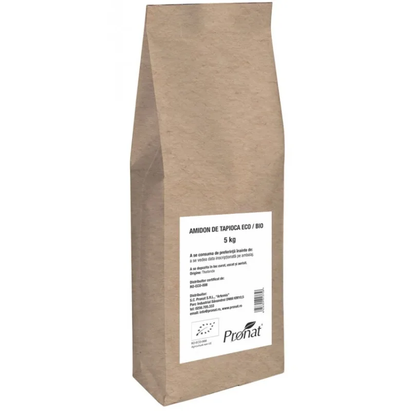 Amidon Pudra de Tapioca Ecologica/Bio 5kg PRONAT — preț și oferte