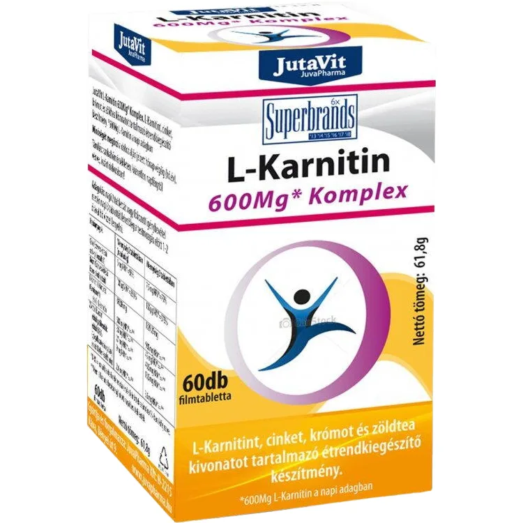 L-Carnitina Complex 600mg 60tb JUTAVIT — preț și oferte