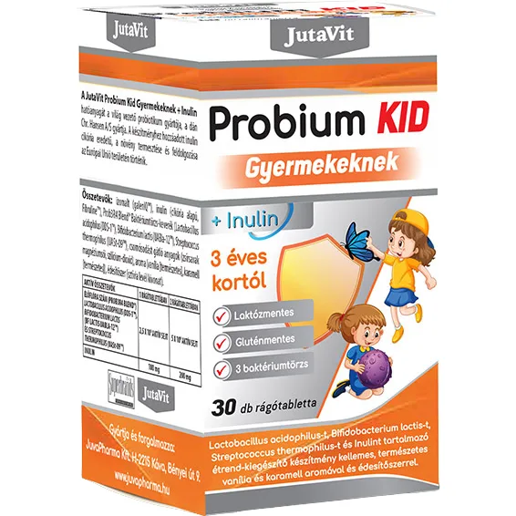 Probium Kid + Inulina pentru Copii 30tb JUTAVIT — preț și oferte