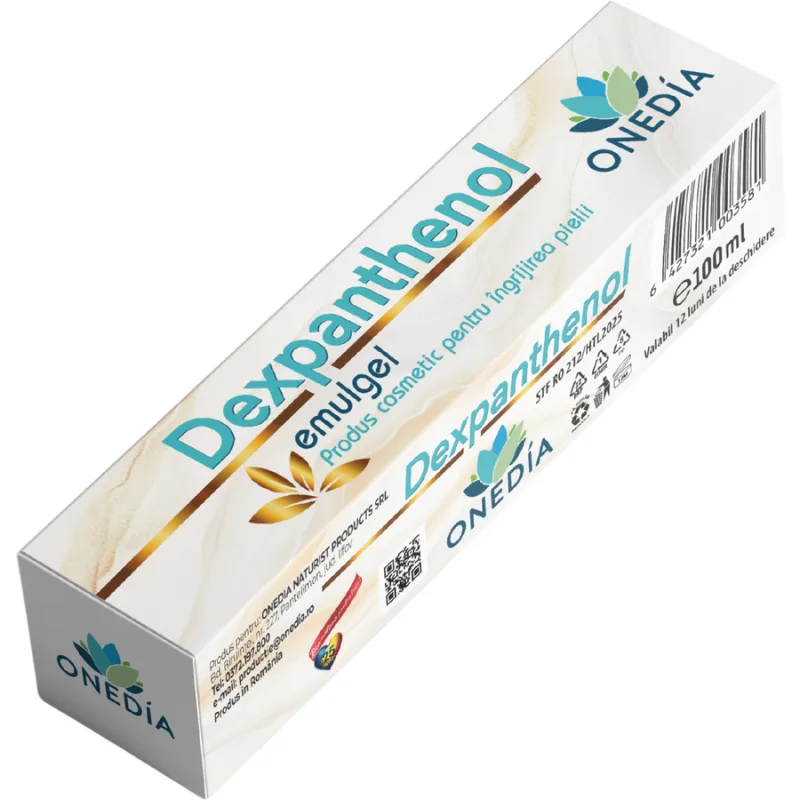Dexpanthenol Emulgel Antimicrobian Regenerant 100ml Onedia — preț și oferte