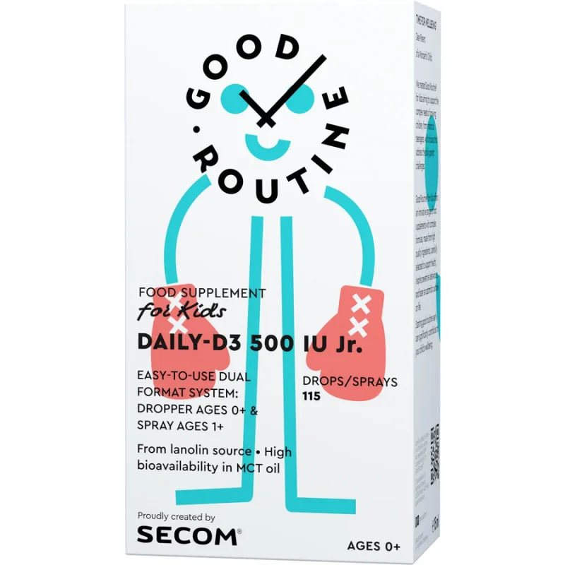 Daily D3 500UI Junior 15ml GOOD ROUTINE — preț și oferte