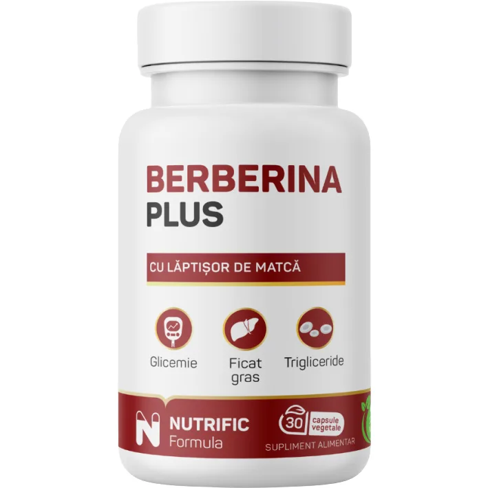 Berberina Plus 30cps vegetale NUTRIFIC — preț și oferte