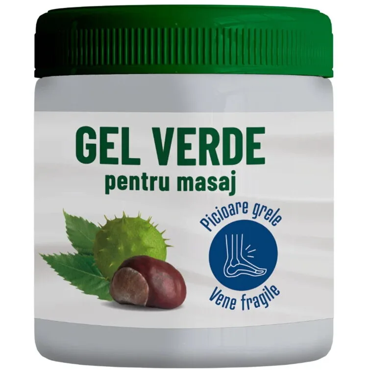Gel Verde pentru Masaj cu Extract de Castan si Coada Calului 500ml PHARMAHERBAL — preț și oferte
