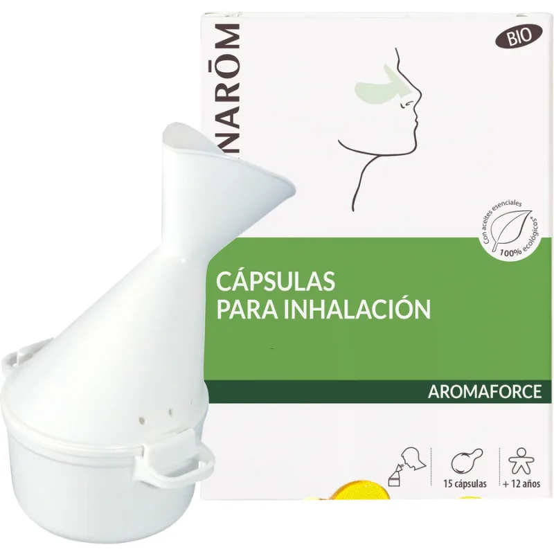 Kit Capsule Inhalatii Bio 15 monodoze + Inhalator PRANAROM — preț și oferte