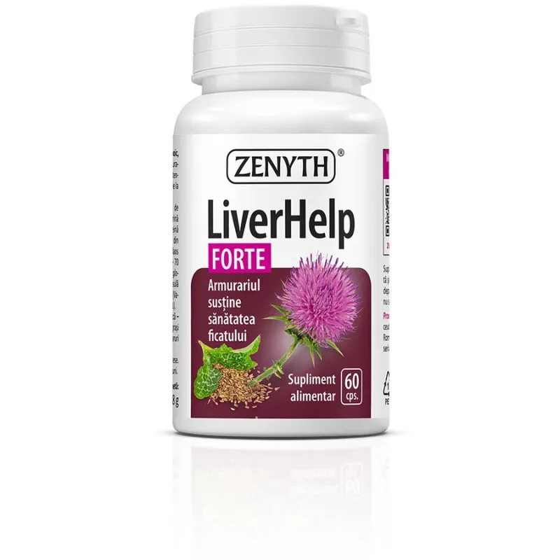 LiverHelp Forte 700mg 60cps Zenyth — preț și oferte