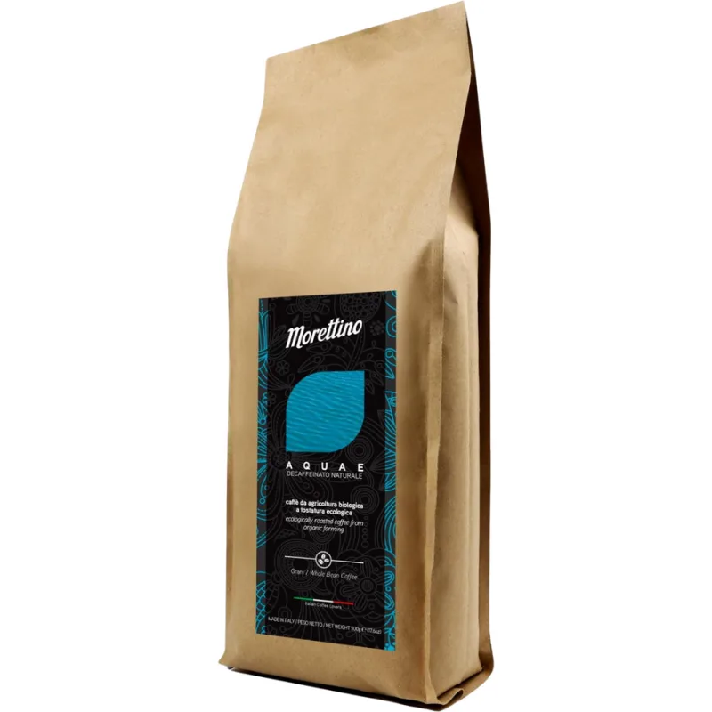 Cafea Decofeinizata Boabe Aquae Ecologica/Bio 500g MORETTINO — preț și oferte
