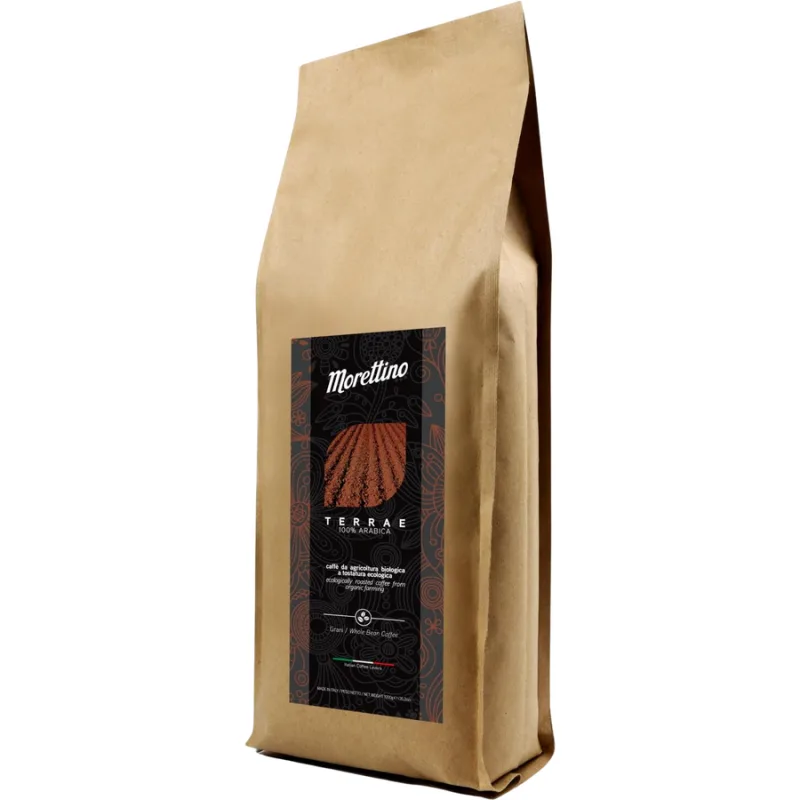 Cafea Boabe Artizanala Terrae 100% Arabica Pachet Mare Ecologica/Bio 1kg MORETTINO — preț și oferte