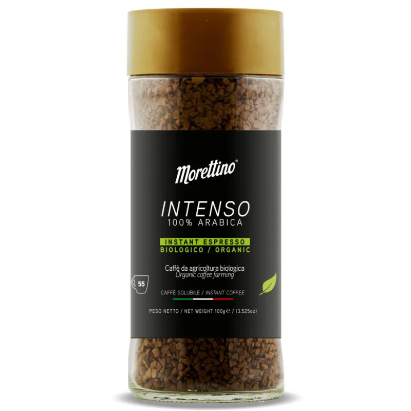 Cafea Instant Espresso Intenso 100% Arabica Ecologica/Bio 100g MORETTINO — preț și oferte