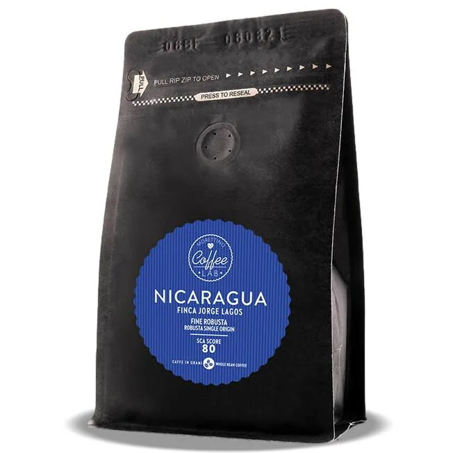 Cafea Boabe de Specialitate Robusta Fina Nicaragua Finca Jorge Lagos 200g MORETTINO — preț și oferte