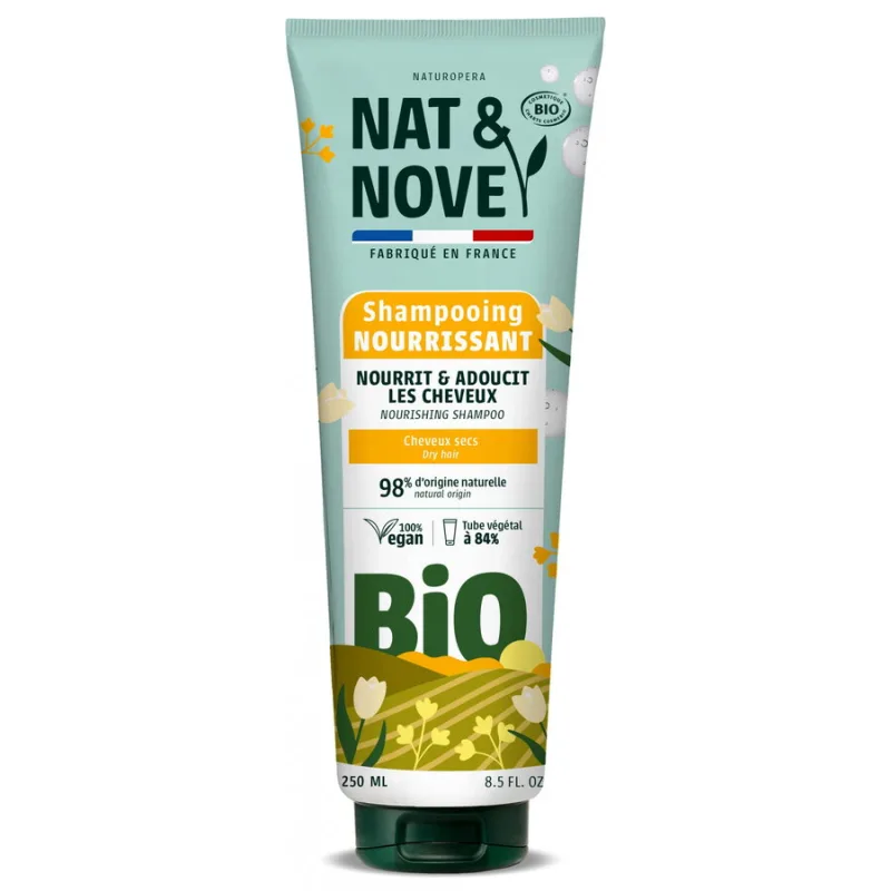 Sampon Hranitor pentru Par Uscat cu Extract de Ovaz Bio 250ml NAT&NOVE — preț și oferte