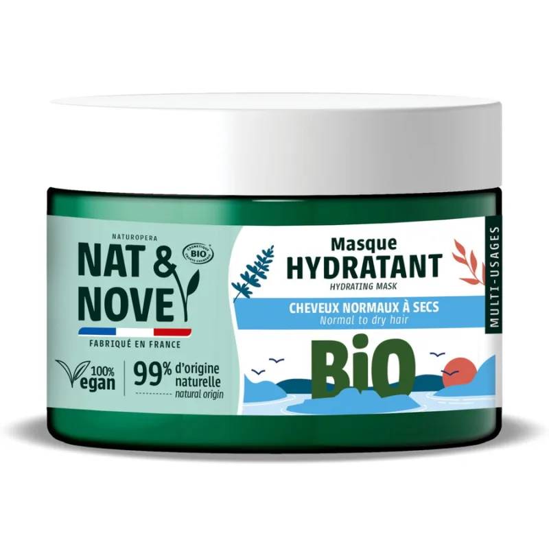 Masca 3 in 1 Hidratanta pentru Par Normal si Uscat cu Extract de Castravete Bio 300ml NAT&NOVE — preț și oferte