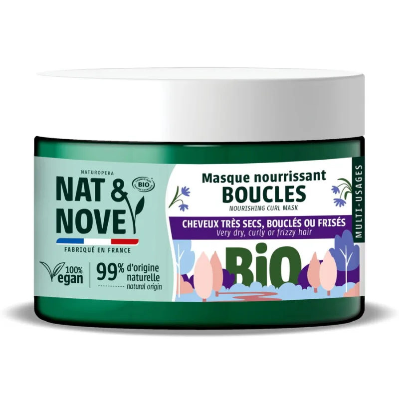 Masca 3 in 1 Hranitoare pentru Par Cret cu Extract de Nalba Bio 300ml NAT&NOVE — preț și oferte