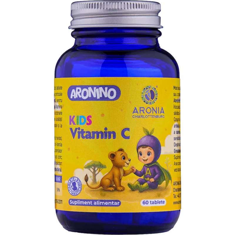 Vitamina C pentru Copii Aronino Kids 60tb ARONIA CHARLOTTENBURG — preț și oferte