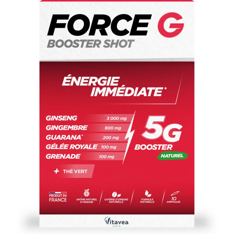 Booster Shot 10 fiole, Vitavea FORCE G — preț și oferte