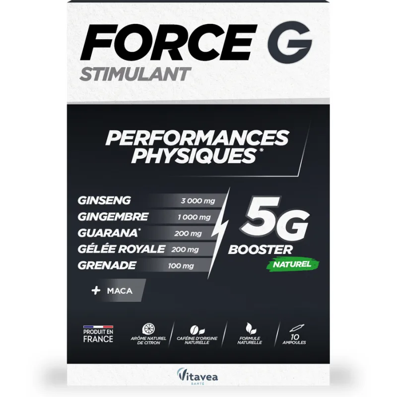 Stimulant 10 fiole, Vitavea FORCE G — preț și oferte