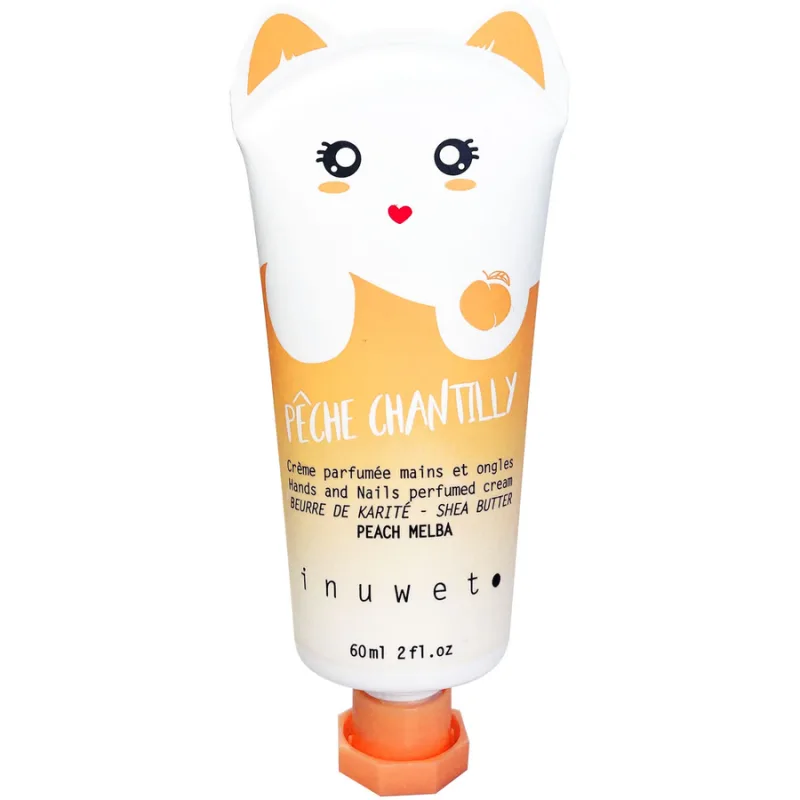 Crema Hidratanta pentru Maini si Unghii cu Parfum de Piersica Peche Chantilly Inuwet 60ml — preț și oferte