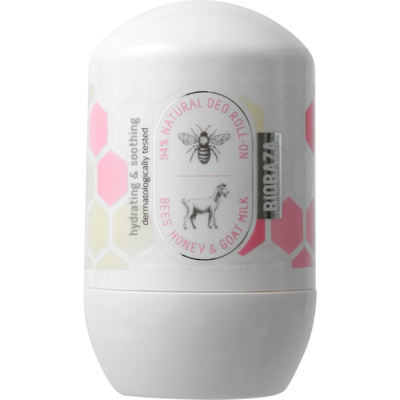 Deodorant Roll-On cu Extract de Miere si Lapte de Capra 50ml BIOBAZA — preț și oferte