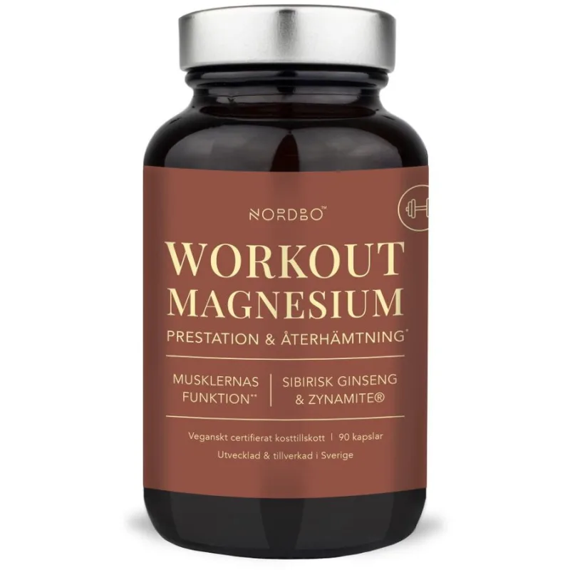 Workout Magnesium 90cps NORDBO — preț și oferte
