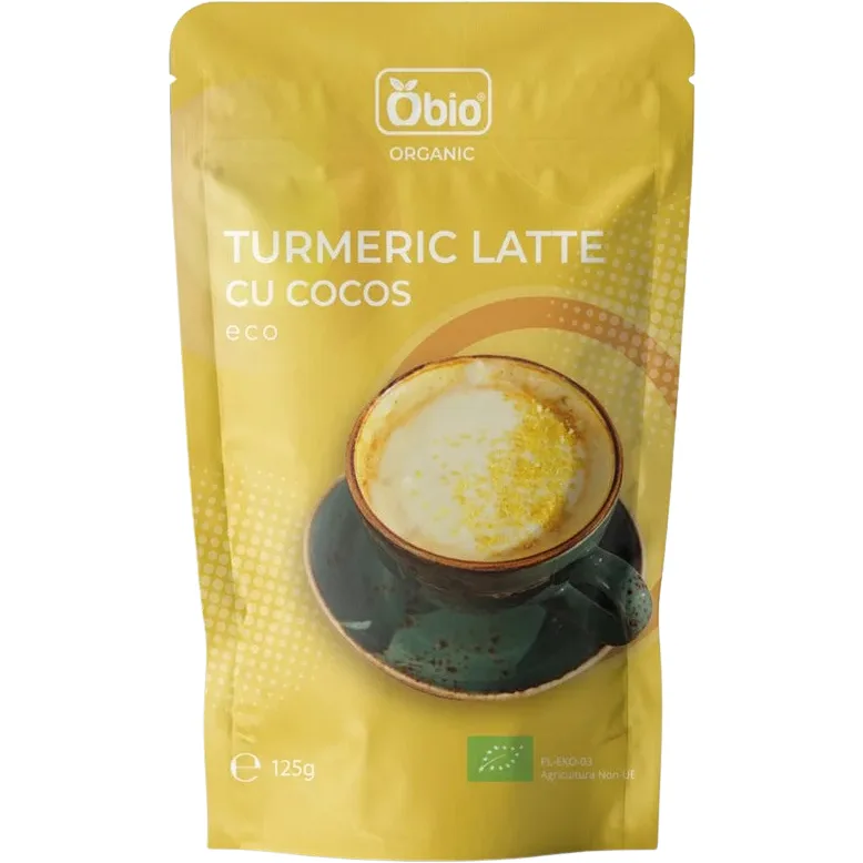 Turmeric Latte cu Cocos Ecologic/Bio 125g OBio — preț și oferte