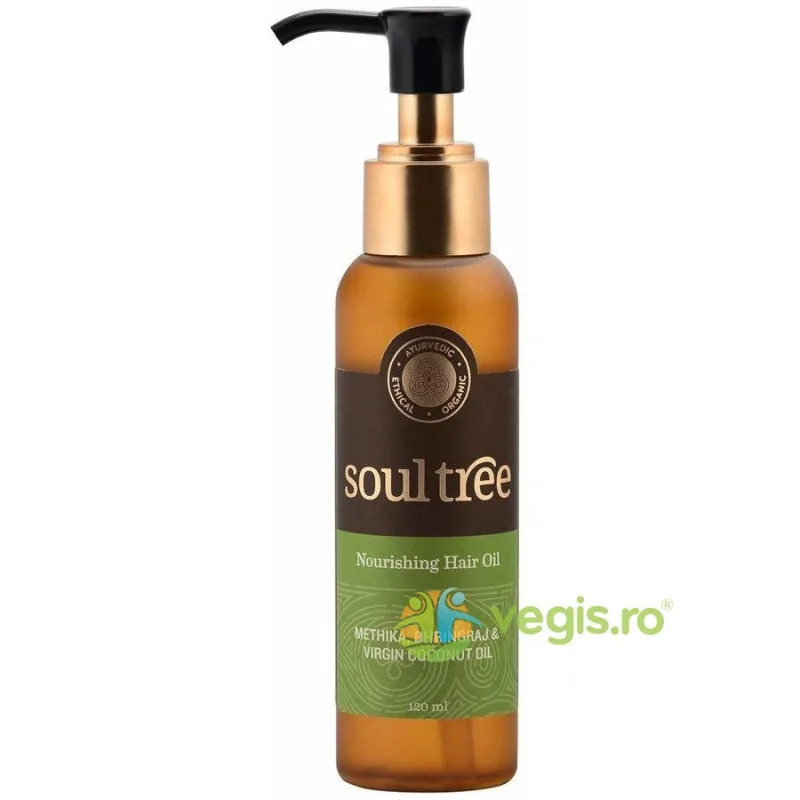 Ulei Nutritiv cu Methi si Bhringraj Impotriva Caderii Parului 120ml SOULTREE — preț și oferte