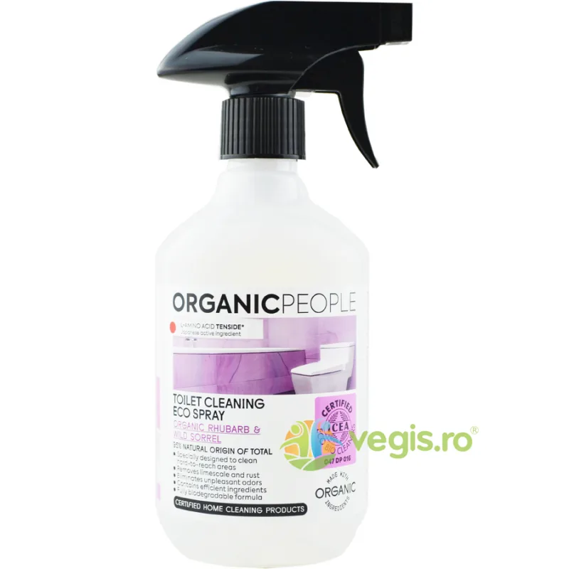 Solutie pentru Toaleta cu Rubarba si Macris Salbatic Ecologica/Bio 500ml ORGANIC PEOPLE — preț și oferte