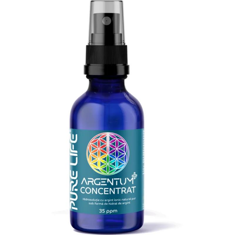 Argentum CONCENTRAT 35ppm cu Pulverizator 60ml PURE LIFE — preț și oferte
