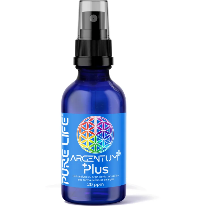 Argentum Plus 20ppm cu Pulverizator 60ml PURE LIFE — preț și oferte