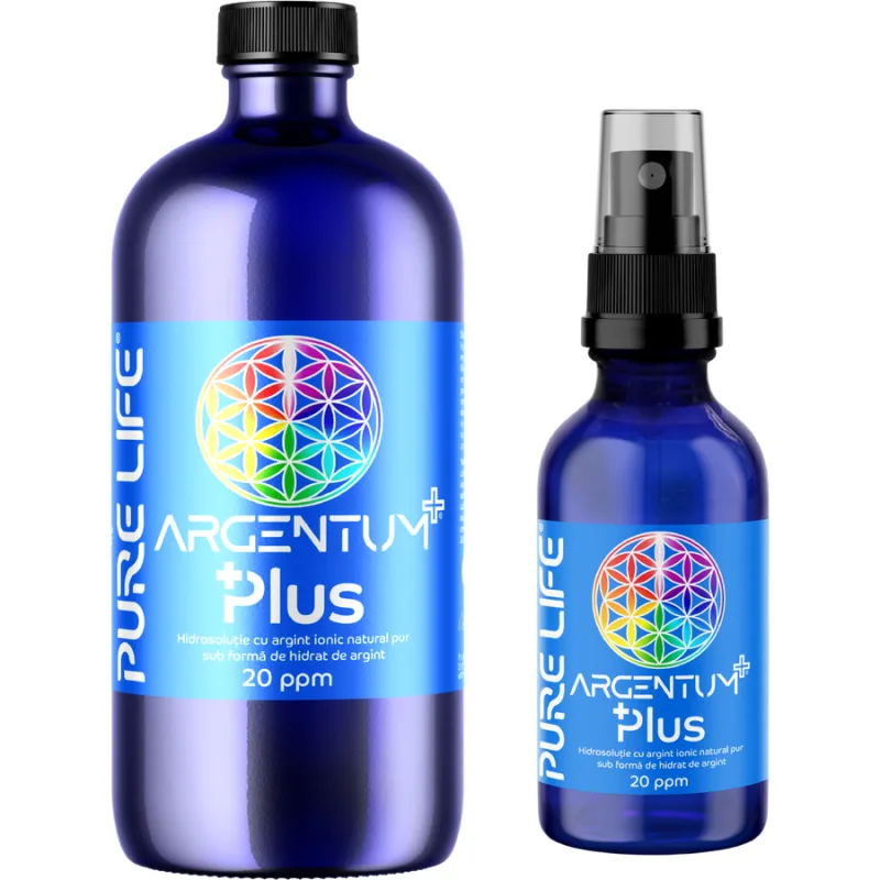 Pachet Argentum Plus (20ppm) 480ml+60ml PURE LIFE — preț și oferte