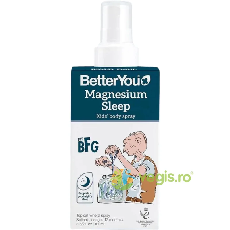 Spray de Corp cu Magneziu pentru Copii BFG 100ml BETTER YOU — preț și oferte