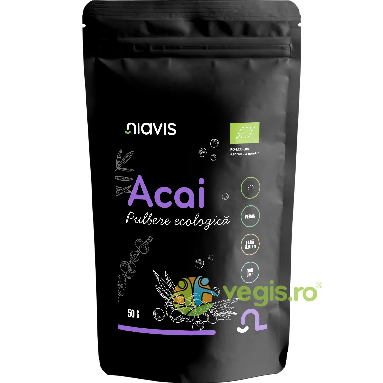 Acai Pulbere Ecologica/Bio 50g NIAVIS — preț și oferte