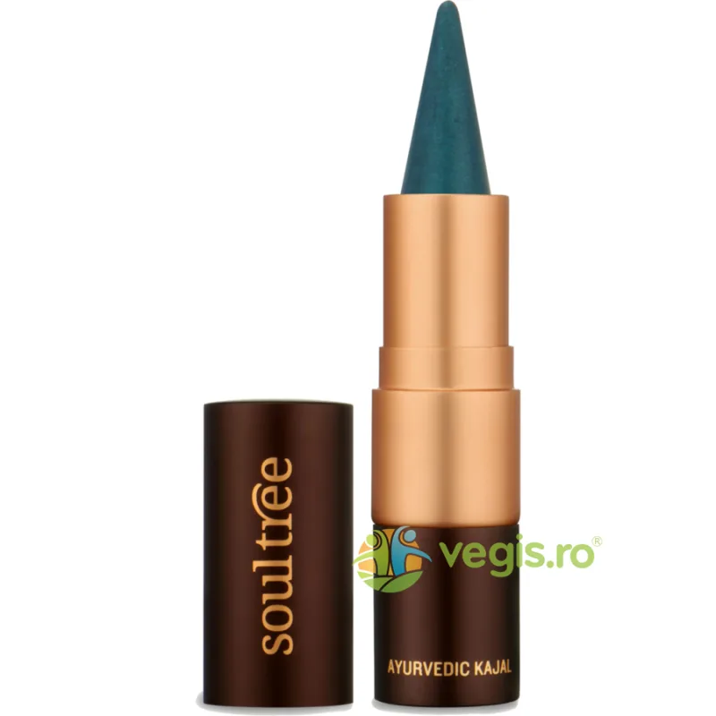 Creion de Ochi Kajal Caribbean Teal (Albastru Marin) 3g SOULTREE — preț și oferte