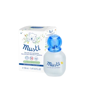 Apa parfumata de ingrijire Musti, 50 ml, Mustela